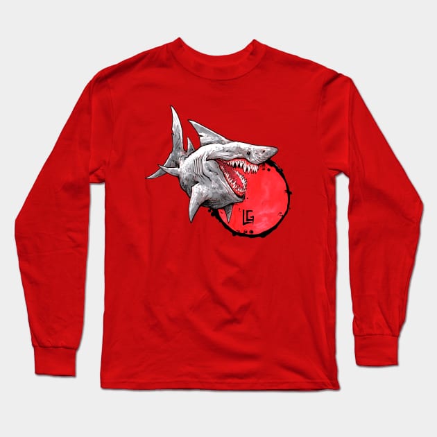 Shark Long Sleeve T-Shirt by Lagonza